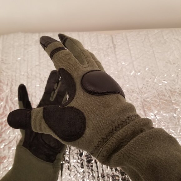 Men's Large HWI HATCH Kevlar/Leather Tactical Long Sleeve Operator Gloves - Picture 2 of 9